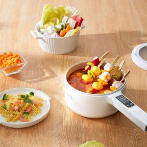 Home Smart Electric Hot pot dormitory multi-functional small WOK electric cooking pot noodles heating one body dual-purpose