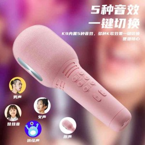 Mobile wireless microphone, karaoke microphone, audio integration