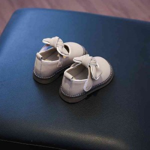 嬰幼兒軟底軟皮公主鞋女學步鞋