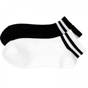 Summer cotton short tube solid casual sports socks