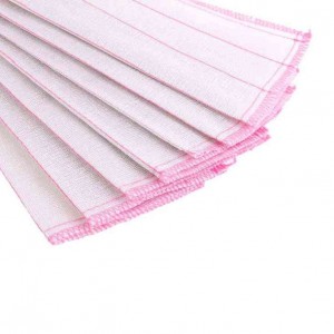 Lint free cotton yarn dish towel