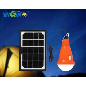 Solar LED Bulb Lamp Super Bright Projection Lamp Outdoor Courtyard Lawn Lamp ABS Housing Emergency Lamp