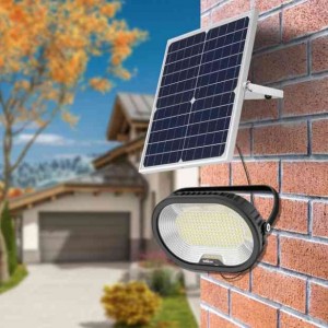 太阳能投光灯户外防水壁灯 庭院8W遥控式太阳能LED照明灯