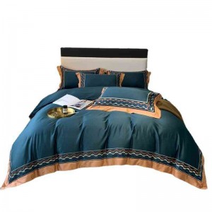 140개 침대 덮개 기모 면 4종 세트 