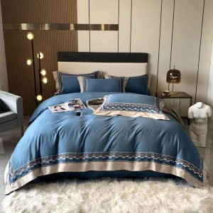 140개 침대 덮개 기모 면 4종 세트 