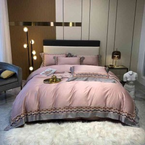 140개 침대 덮개 기모 면 4종 세트 