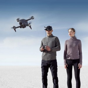 Aerial camera UAV suit controls aircraft