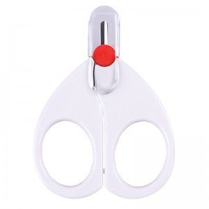 Baby scissors round tip for manicure baby nail clippers