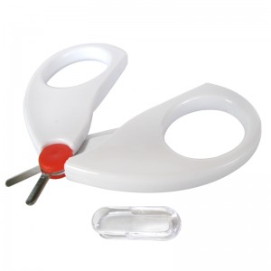 Baby scissors round tip for manicure baby nail clippers