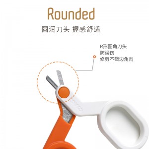 Baby special care nail clipper set energy saving LED luminous ear scoop combination