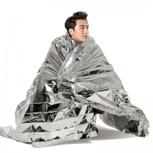Civil air defense combat readiness outdoor first-aid blanket aluminum film first-aid blanket emergency blanket life-saving blanket insulation blanket