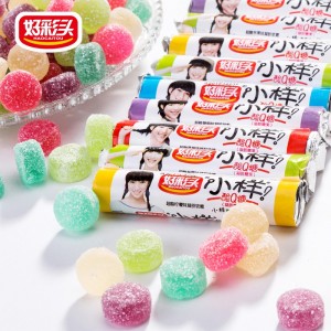 QQ candy, soft candy, gummy candy, gel candy, mixed flavor fruit juice candy