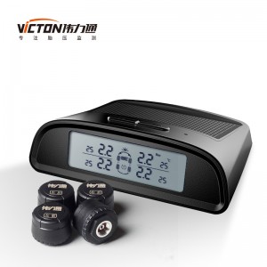 Vehicle safety self driving tire pressure monitoring tire pressure display