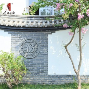 Кирпичная скульптура, стенка, дворовая дверь в китайском стиле, рельеф из старого кирпича, скульптура из старого кирпича, скульптура из кирпича, четыр