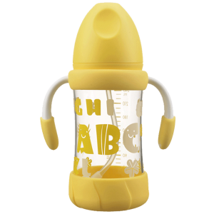 玻璃宽口径宝宝防胀气奶瓶