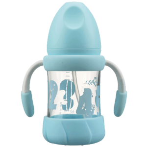 玻璃寬口徑寶寶防脹氣奶瓶
