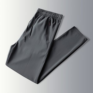 Ice silk quick dry nine - cent casual pants