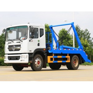 Dongfeng D9 8~10 square swing arm garbage truck