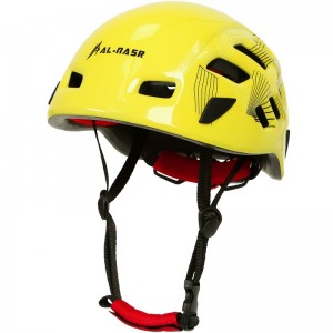 轻型攀岩防护头盔 户外登山防落石安全头盔 速降安全帽