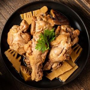 Braised chicken wings root canned chicken products ready-to-eat meals Cooked chicken legs 340 grams *12 cans