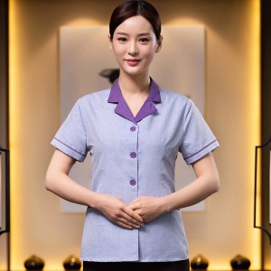 Cleaners&#039; work clothes hotel attendants&#039; work clothes short sleeved women&#039;s summer clothes