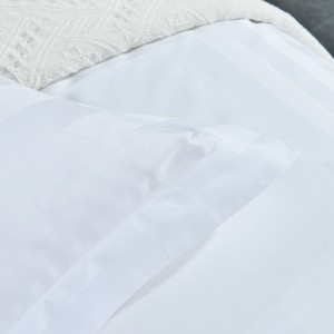 Five-star cotton hotel four-piece set of pure cotton white hotel bedding