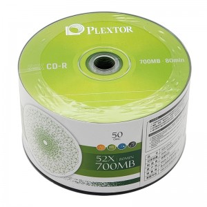 푸코트(PLEXTOR) CD-R 52 속도 700M 빈 CD/CD/굽기 디스크 