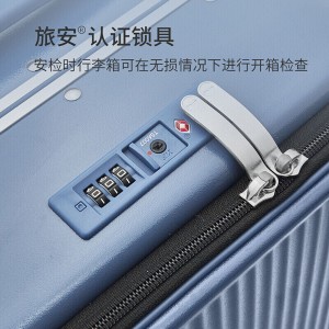 Front open cover trolley case small trunk side open cache case password case aluminum frame trolley case boarding case