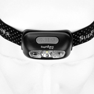 LED 강광 헤드라이트 야간 낚시 원사 USB 충전 감응식 야외 광등 헤드 착용식 비상등