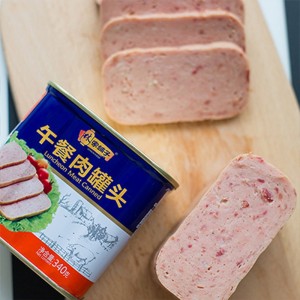 豬肉午餐肉罐頭 方便速食 340g*2罐