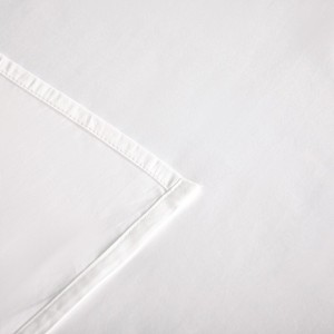 全棉床上用品套件四件套白色60支純棉斜紋
