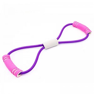 Yoga pull belt stretch belt eight pull belt purple eight pull device