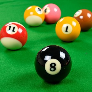 中式黑八專用撞球子美式十六彩桌球桿斯諾克球子標准大號撞球用品