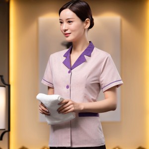 Cleaners&#039; work clothes hotel attendants&#039; work clothes short sleeved women&#039;s summer clothes