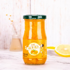 糖水橘子罐头 新鲜水果桔子罐头248g*6瓶