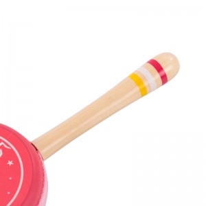 Красный барабан, барабанная игрушка, детский слух, тренировка, успокаивающая игрушка.