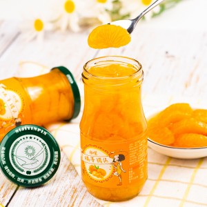 Canned orange in sugar water Fresh fruit Canned orange 248g*6 bottles