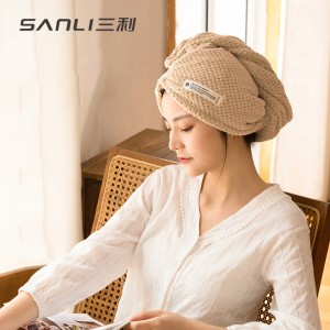 Dry hair cap, portable Baotou towel, strong water absorption, quick drying