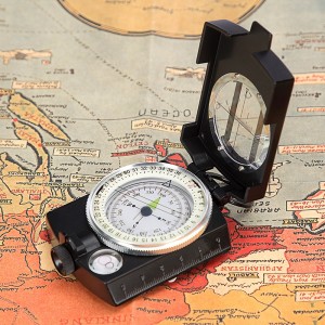 Compass outdoor high-precision exploration orientation instrument cross-country slope meter geological compass compass