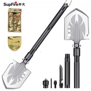 Multifunctional outdoor engineer shovel manganese steel military shovel military shovel