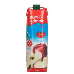 果滿樂樂（gomolo）100%蘋果汁大瓶裝純果汁飲料
