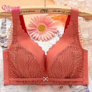 No steel ring, small chest, 2cm thick bra