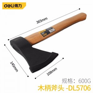 Nail hammer with wooden handle Round head hammer Woodworking household installation hammer