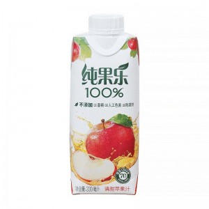 Apple juice 100% fruit juice drink 330ml * 12 boxes