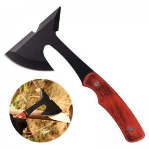 Outdoor multi-functional engineer axe, wooden handle, survival, special field weapon, soldier&#039;s battle axe