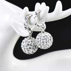 Simple Ear Buckle Silver Ear Ring Women&#039;s Fashion 925 Silver Ear Nail Women&#039;s Accessories Silver Ear Jewelry Earbone Clip Eardrop Korean Jewelry