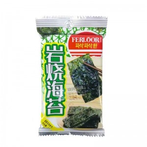 1.2g * 8 bags of rock roasted seaweed bagged snack