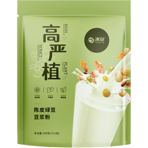 Soybean milk, mung bean, dried tangerine peel, soybean milk powder, summer drink, mung bean soup, light fragrance, heat relieving, 300g, containing 12 packets of instant drink meal substitute powder