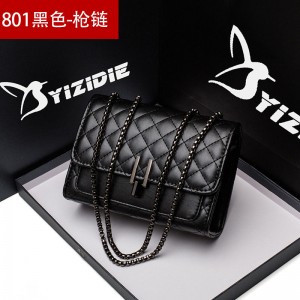 Mini girl student Lingge chain bag women&#039;s One Shoulder Messenger Bag