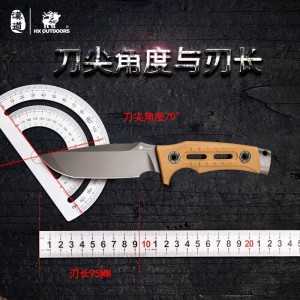 戶外刀具洛克X生存刀D2鋼多功能刀具防身刀